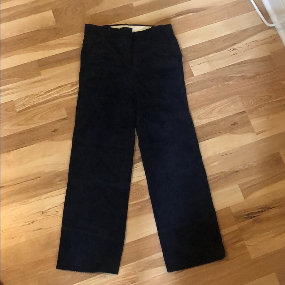JCrew straight leg blue corduroy pant